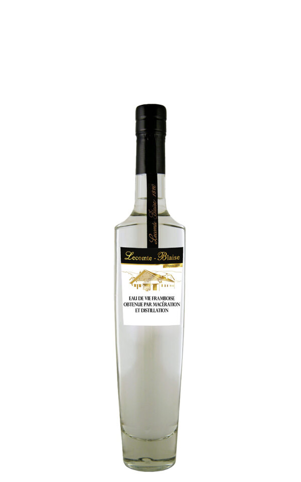 35cl-bahia-framboise-2025 Eau de Vie Framboise<br>obtenue par macération et distillation <br>43% vol. Bahia 35 cl – Image 1