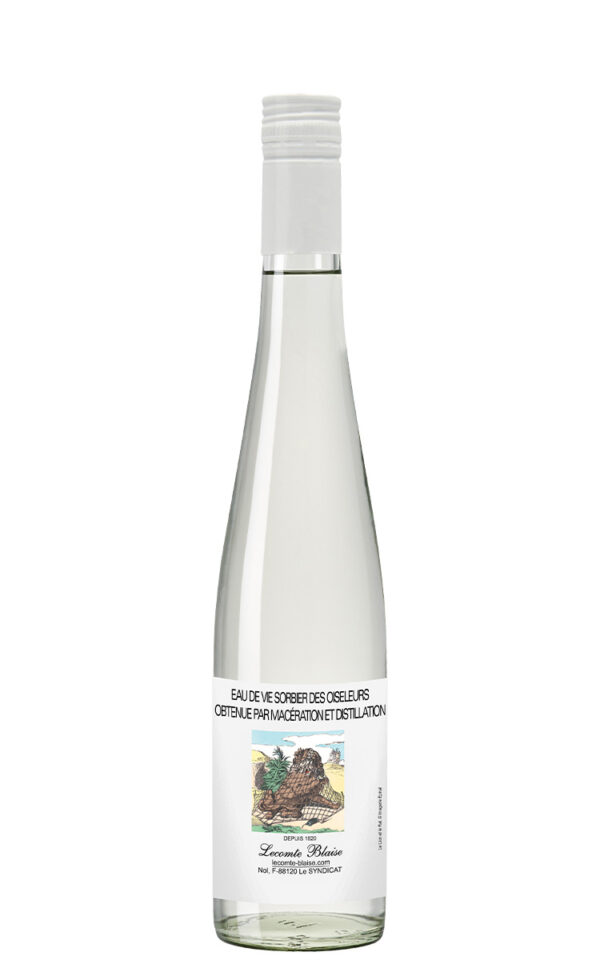 Eau de Vie Sorbier des Oiseleurs<br> obtenue par macération et distillation <br>43% vol. 50cl – Image 1