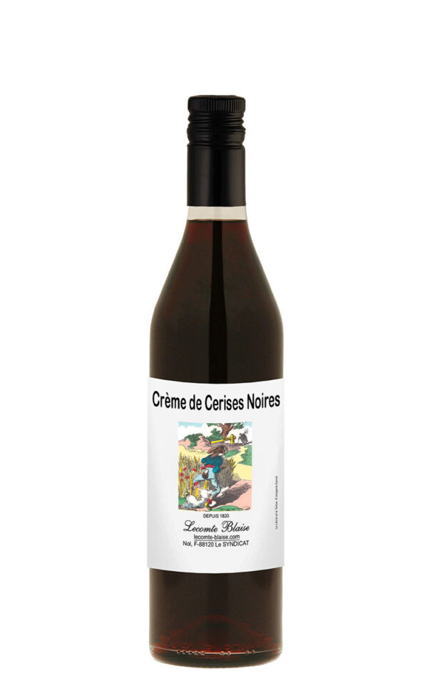 70cl-creme-de-cerises-noires Crème de <br> Cerises Noires <br>18% vol. 70cl – Image 1