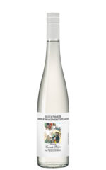 Eau de Vie Framboise <br> obtenue par macération et distillation <br>43% vol. 70cl