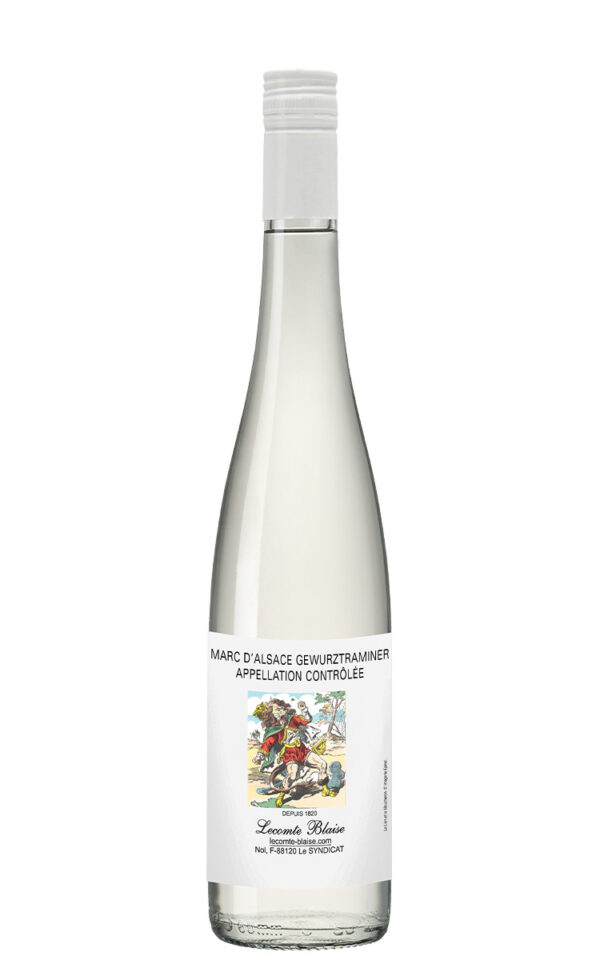 70cl-marc-d'alsace-gewurztraminer-2025 Marc d'Alsace Gewurztraminer<br> Appellation Contrôlée <br> 45% vol. 70 cl – Image 1
