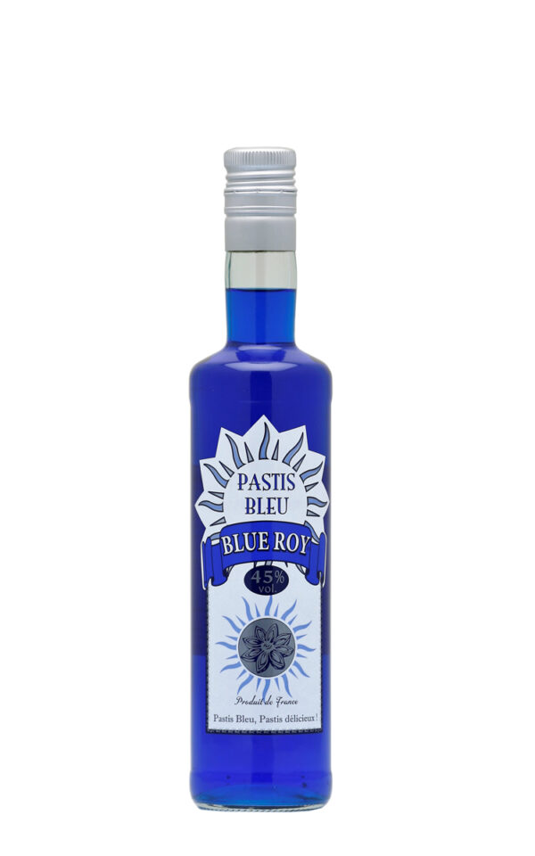 Blue Roy 50cl Gaia Blue Roy® pastis bleu <br>45% vol.<br> 50cl – Image 1