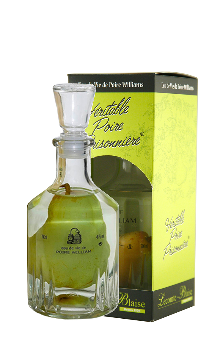 Véritable Poire Prisonnière40% vol. 70 cl sous étui - Boutique