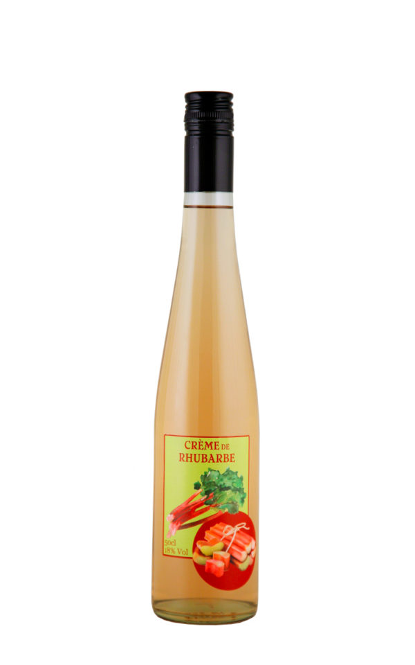 rhubarbe-50cl Crème de <br>Rhubarbe<br>18% vol. 50 cl – Image 1