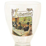 6 verres sérigraphiés <br> Libertine