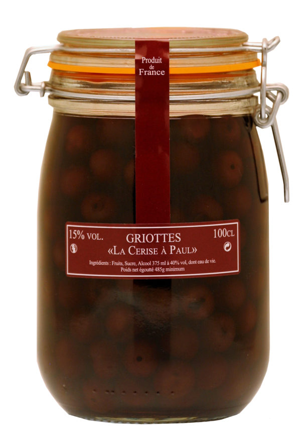 Cerises_à_Paul_le_Parfait_100cl detouré Griottes <br> La Cerise à Paul® <br>15% vol. 100cl – Image 1