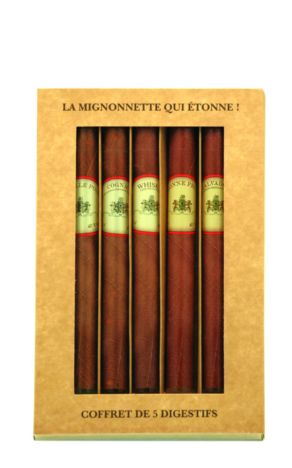 Coffret de 5 cigares 2024 Coffret <br> 5 cigares assortis<br>40% vol. 5 x 3cl – Image 1