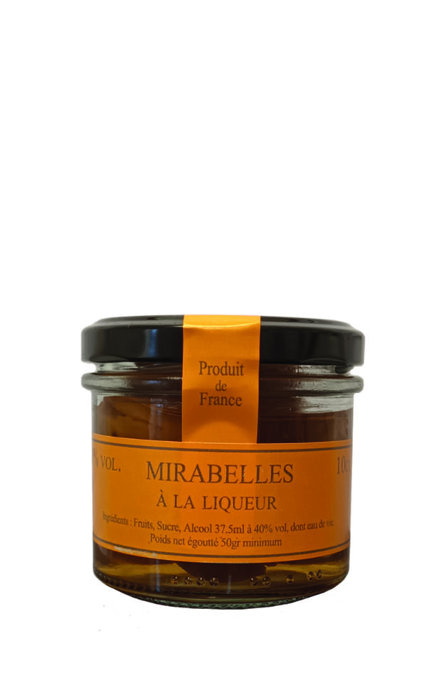 Mirabelles 10cl Mirabelles <br> à la Liqueur <br>15% vol. 10cl – Image 1