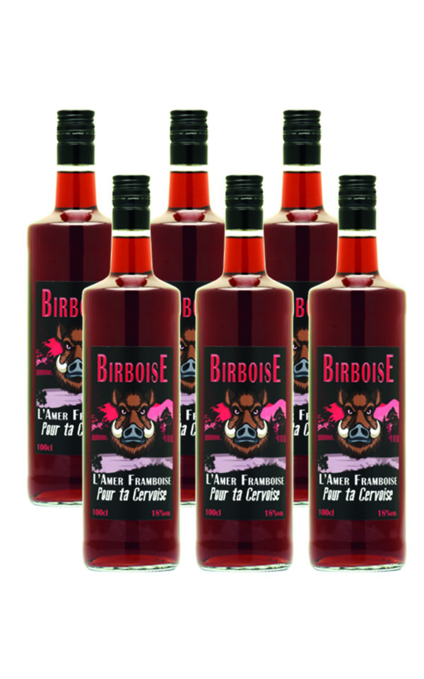 Birboise® Amer Bière à la Framboise 18% vol. lot de 6 btl 100 cl – Image 1