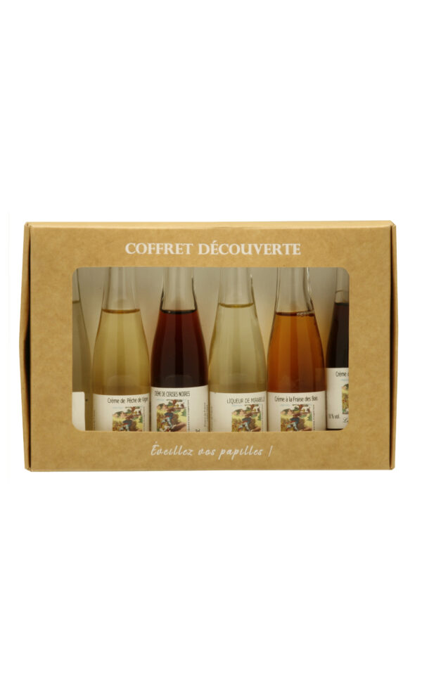 coffret decouverte 6 mignonnettes EDV LB Boutique en Ligne (2) Cageonnette de 6 mignonnettes Liqueurs et Crèmes – Image 1
